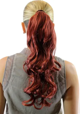 Produktbild von WIG ME UP Haarteil Zopf Steckkamm & Haarreif Rot Rosy-350
