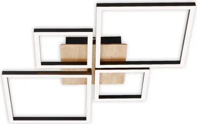 Immagine prodotto di Lampada da soffitto a LED Dimmerabile orientabile 44 W nero metallo-plastica Briloner