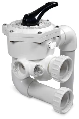 Produktbild von 1 1/2'' 6-Wege Ventil weiss fürZirkel Filterkessel
