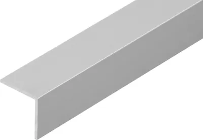 Zdjęcie produktu dla Profil schodowy aluminiowy narożny 20x20mm Cezar Srebrny Mat 2,50m