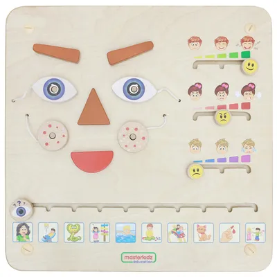 Produktbild von Masterkidz Wie fühlst du dich? Montessori-Brett für emotionales Lernen