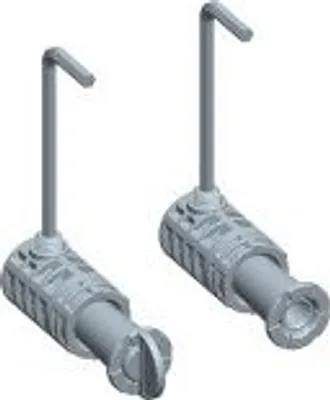 Produktbild von VITRA 310918YP1TE Montageset V-Fit Ersatzteil Wand-WC