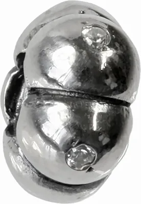 Produktbild von CarloBiagi Bead Charm Schmuck Element Blume Zirkonia 925 Echt Silber BBSCZ02C
