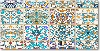 Produktbild von Tulup Glas-Bild -140x70- Wandkunst Dekorative Wand für Küche & Wohnzimmer - Sonstige - Keramikfliesen - Mehrfarbig