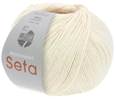 Produktbild von Lana Grossa - Meilenweit 100g Seta 0030 hellbeige