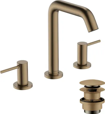 Immagine prodotto di hansgrohe Tecturis S robinetterie de lavabo 3 trous 150, portée 139mm, 73330140, 73330140