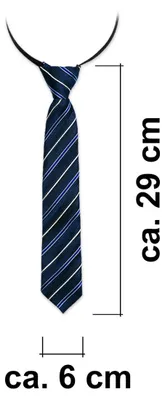 Produktbild von Kinderkrawatte gestreift Jungen Krawatte 29 37 cm festlich Hochzeit Einschulung - 29 cm