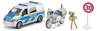 Image de VW T6 Sieper avec une moto de police BMW