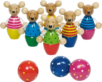 Immagine prodotto di goki 56943 Gioco dei birilli Speedy, colorato (1 set)