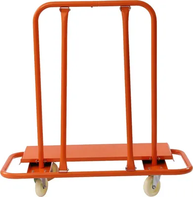 Produktbild von Plattenwagen - Gipskartonwagen - 1000 kg Tragkraft - 4 Rollen - Schwerlast - Gelb