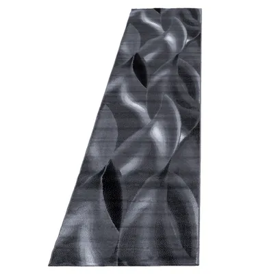 Produktbild von Plus Scala teppich kurzflor läufer 80x300cm schwarz