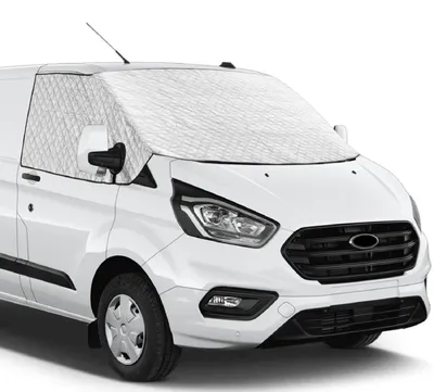 Image de Cache-pare-brise pour Ford Transit Custom Tourneo Custom, tapis de protection solaire, protection contre le gel