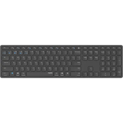 Produktbild von Hama E9800M, Volle Größe (100%), Kabellos, Bluetooth, Scherenschalter, QWERTZ, Grau