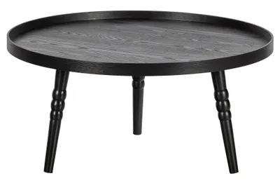 Produktbild von ponto holz beistelltisch schwarz 36xø75
