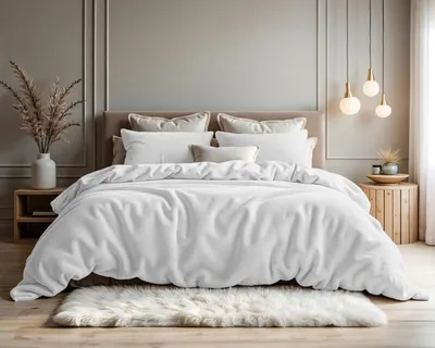 Produktbild von Sleeptime Teddy Baumwolle Weiß 240 x 200/220 cm