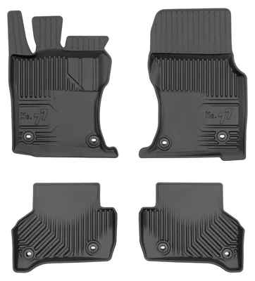 Imagen del producto de Alfombrillas de goma para Jaguar XE 2015-2024 (sedán) – juego de 4 piezas, negras, a medida