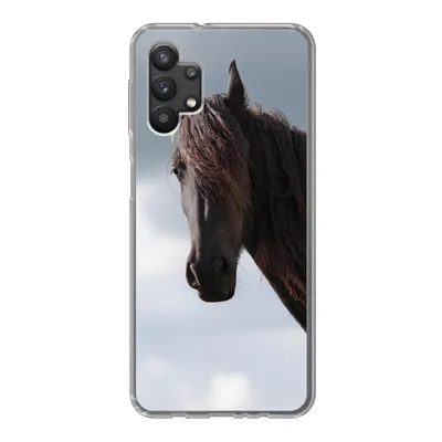 Produktbild von MuchoWow® Handyhülle Schutzhülle Hülle für Samsung Galaxy A32 5G Pferde - Himmel - Porträt Silikon Softcase Handy Hülle - Softcase