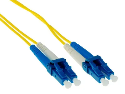 Immagine prodotto di ACT 50 metri LSZH Cavo patch in fibra monomodale 9/125 OS2 duplex con connettori LC