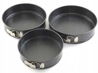 Produktbild von Rossner HB1838 3-teiliges Springform Set Antihaftbeschichtet