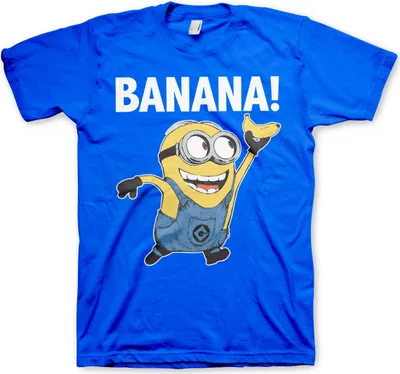 Produktbild von Minions - Banana! T-Shirt - X-Large - Blue