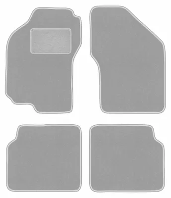 Productafbeelding van Velours automatten voor Fiat Bravo 1995-2001 (hatchback) – 4-delig, grijs, op maat – Wielganizator OSLO