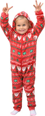Obrázok produktu pre Detský overal CHRISTMAS ONESIE červený - rôzne veľkosti Veľkosť: 98 - 104