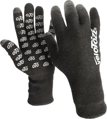 Produktbild von VeloToze Handschuhe Knitted wasserdicht L Schwarz - warme, trockene Hände bei...