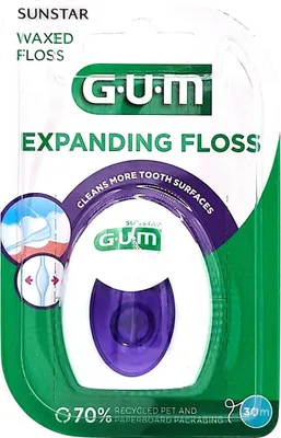 Produktbild von Gum Expanding Floss Flausch-Zahnseide 30 m