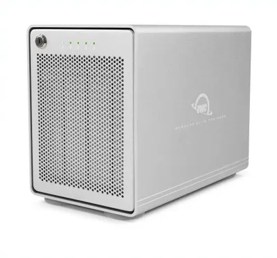 Obrázek produktu pro OWC Mercury Elite Pro Quad, Rámeček na HDD, 2.5/3.5", Serial ATA III, USB konektivita, Stříbrná