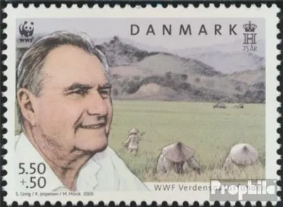Produktbild von Briefmarken Dänemark 2009 Mi 1523 (kompl.Ausg.) postfrisch Naturschutz