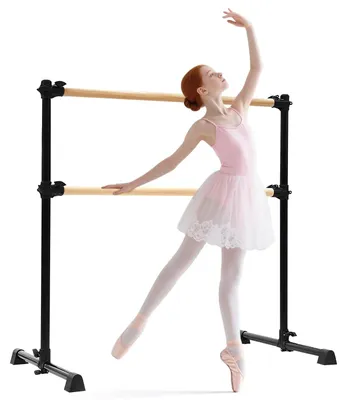 Obrázok produktu pre Voľne stojaca baletná tyč - Nastaviteľná od 15-122 cm - Protišmykové nohy - Kvalitná