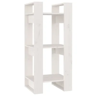 Produktbild von Möbel Bücherregal - Standregal - Wohnzimmerschrank -/Raumteiler Weiß 41x35x91 cm Massivholz Kiefer - Lagerregal Bücherregale CLORIS7227783