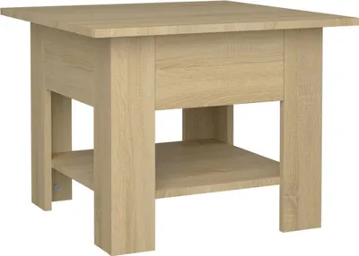 Obrázek produktu pro Konferenční stolek dub sonoma 55 x 55 x 42 cm dřevotříska