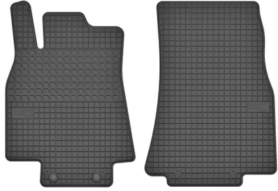 Image de Tapis avant en caoutchouc pour Mercedes-Benz A klasa W169 / B klasa W245 2004-2012 / 2005-2011 (hayon) – 2 pièces, noirs, sur mesure