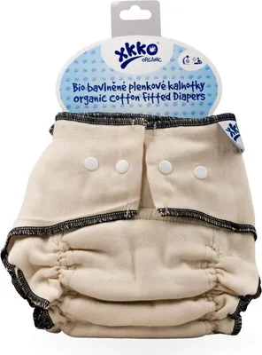 Obrázok produktu pre XKKO Organic Plienkové nohavičky - Natural Veľkosť XXL