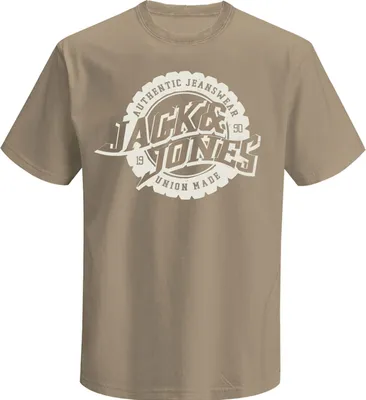 Produktbild von JACK & JONES Herren T-Shirt Kurzarm Rundhalsausschnitt mit Print Regular Fit