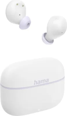 Zdjęcie produktu dla Słuchawki Bluetooth HAMA "Freedom Buddy II", True Wireless, Białe
