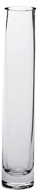 Produktbild von Glasvase, Blumenvase H. 22 cm D. 4 cm rund transparent