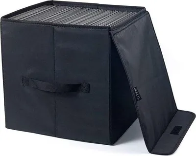 Productafbeelding van Famanu vinylplaat-houder voor 12-inch platen - zwart
