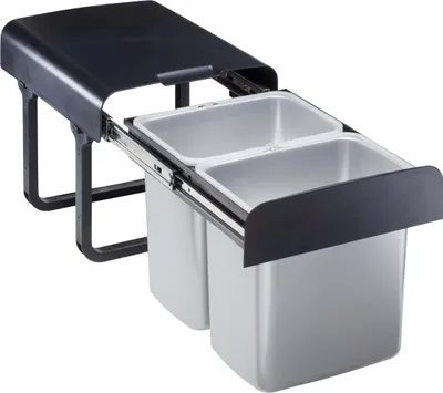Produktbild von TrendLine Einbau-Mülltrennungssystem 2 x 16 L, Auszug: 47 -98 cm