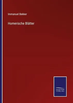 Produktbild von Homerische Blätter