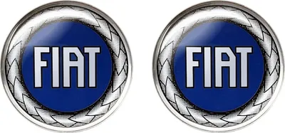 Produktbild von Fiat 3D Aufkleber 1 Logo Blau, Größe 21 mm, 2 Stücke