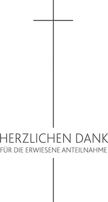 Produktbild von Trauer Danksagung Mehrstückpackung 5 Danksagungen für die erwiesene