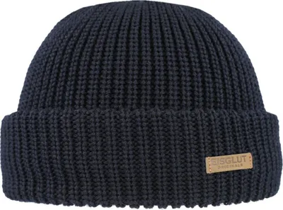 Eisglut kurze Docker Strickmütze Majorg in blau