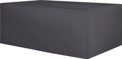 Zdjęcie produktu dla BELIANI Pokrowiec na meble ogrodowe czarny 255 x 180 x 70 cm przeciwdeszczowy