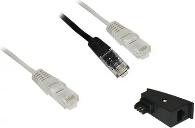 Produktbild von Goobay 95286 DSL RJ45 Y-Kabel + TAE Adapter 3m