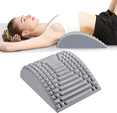 Produktbild von Nacken und Rückendehner, Rückenlehne mit Massagepunkte, Backstrecke, Rückentrainer, Rücken Nacken Cracker zur Schmerzlinderung im unteren Rücken