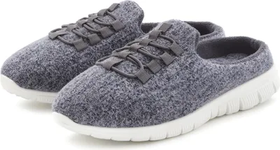 Produktbild von Vivance Dreams Pantolette Sneaker, Hausschuh, blaugrau Größe 44