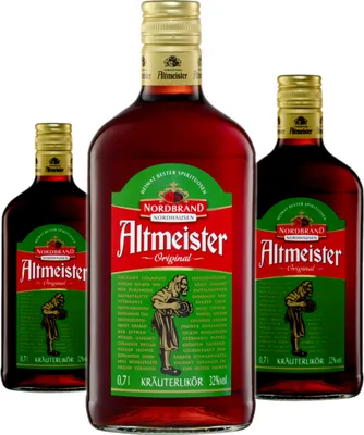 Produktbild von 3 x Nordbrand Nordhausen Altmeister Kräuterlikör