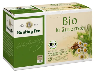 Bünting Bio Kräutertee mit Süßholzwurzel Kamille Fenchel